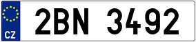 Truck License Plate
